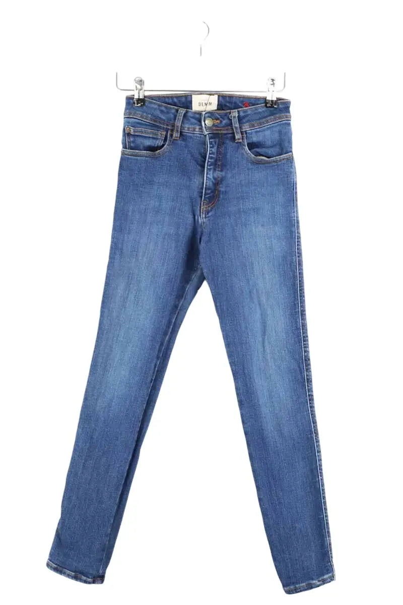 Jean slim Sézane Bleu en Coton, taille XS - Seconde Main