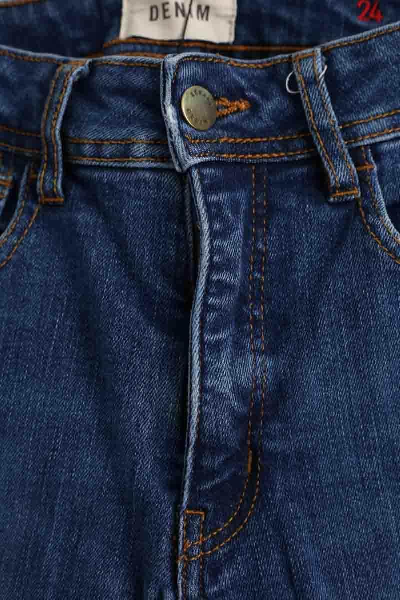 Jean slim Sézane Bleu en Coton
