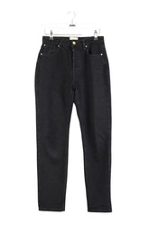 Jean slim Sézane Noir en Coton - élasthanne, taille XS - Seconde Main