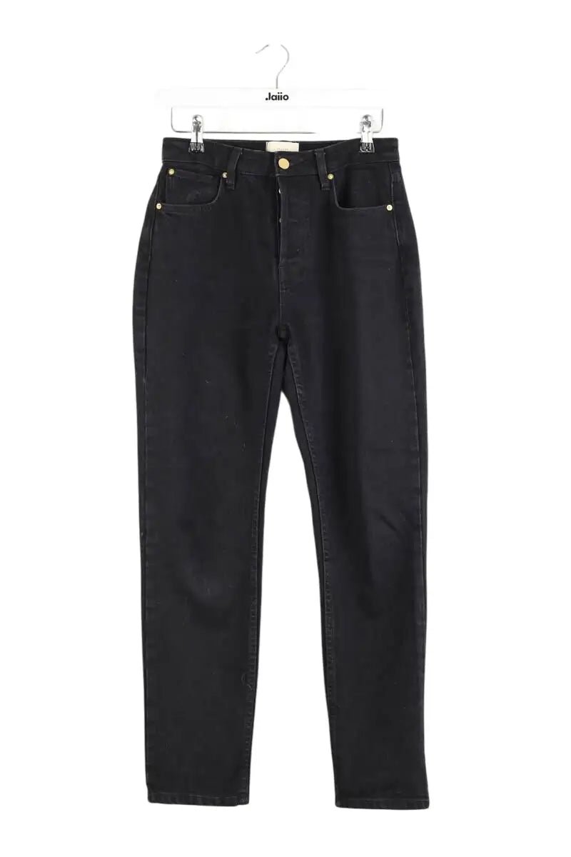 Jean slim Sézane Noir en Coton - élasthanne, taille XS - Seconde Main