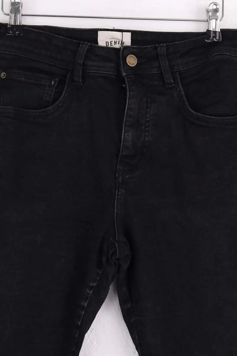 Jean slim Sézane Noir en Coton