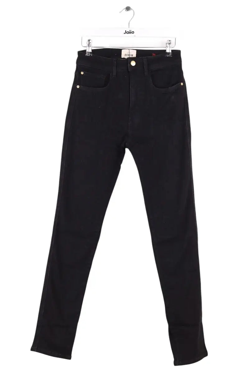 Jean slim Sézane Noir en Coton, taille L - Seconde Main