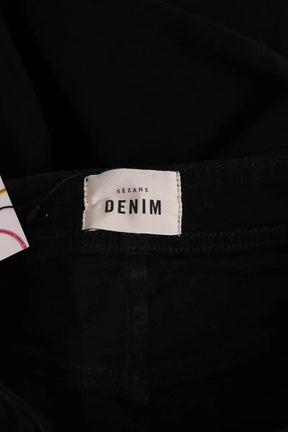 Jean slim Sézane Noir en Coton