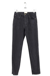 Jean slim Sézane Noir en Coton, taille XS - Seconde Main