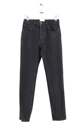 Jean slim Sézane Noir en Coton, taille XS - Seconde Main