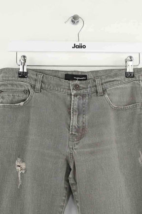Jean slim The Kooples Gris en Coton