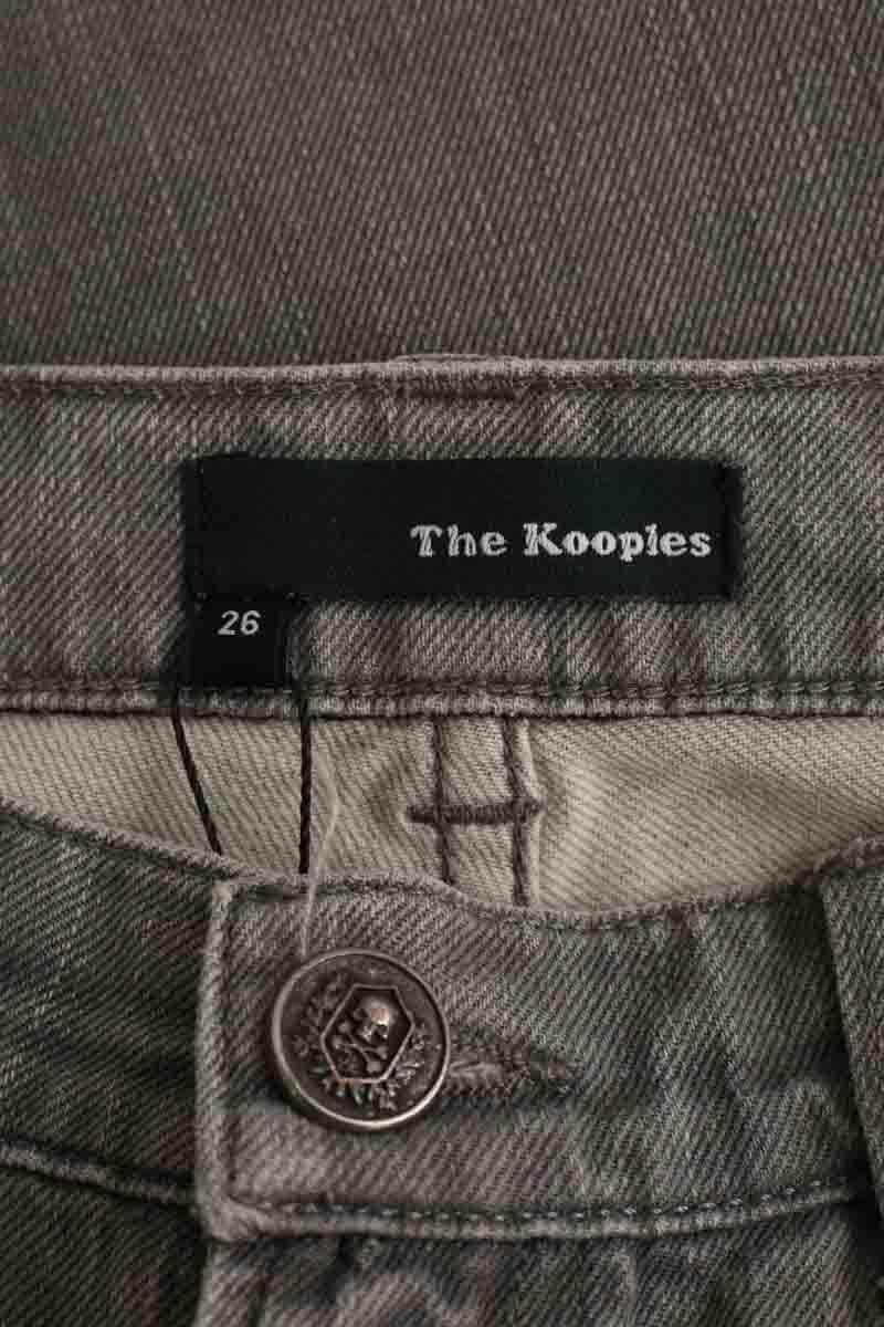 Jean slim The Kooples Gris en Coton