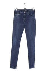 Jean slim The Kooples Marine en Coton, taille XS - Seconde Main