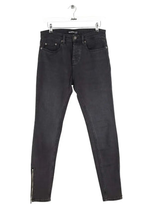 Jean slim The Kooples Noir en Coton, taille XS - Seconde Main
