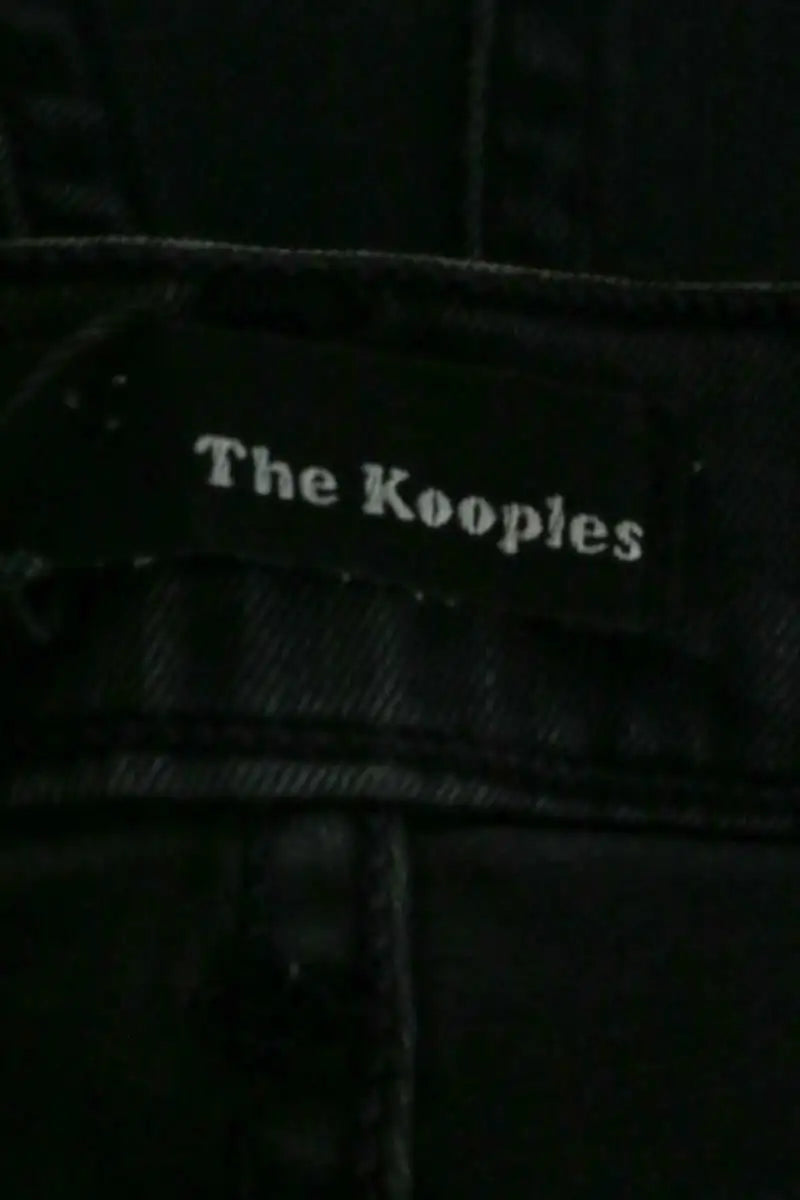 Jean slim The Kooples Noir en Coton