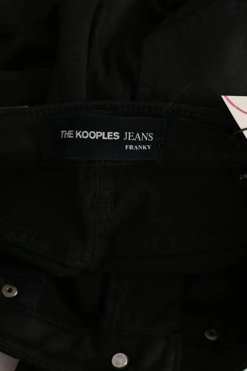Jean slim The Kooples Noir en Polyester