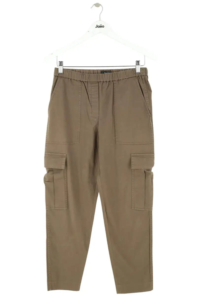 Jean slim Theory Kaki en Coton, taille XS - Seconde Main
