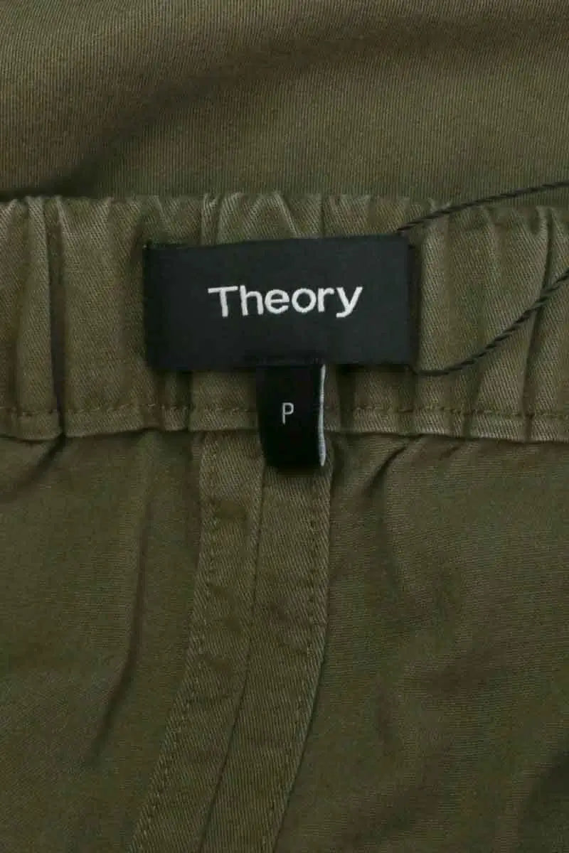 Jean slim Theory Kaki en Coton