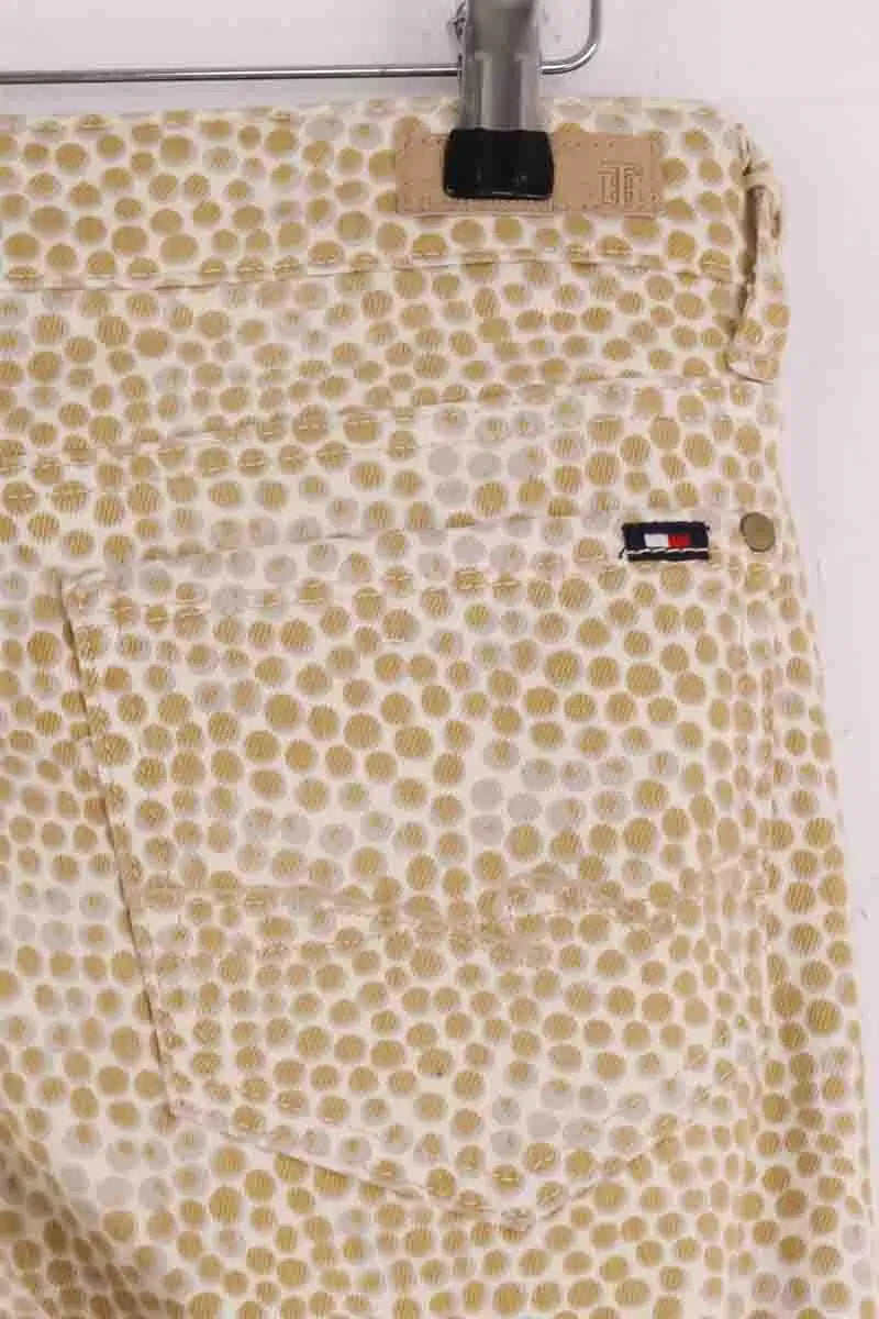Jean slim Tommy Hilfiger Beige en Coton