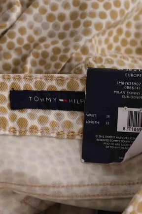 Jean slim Tommy Hilfiger Beige en Coton