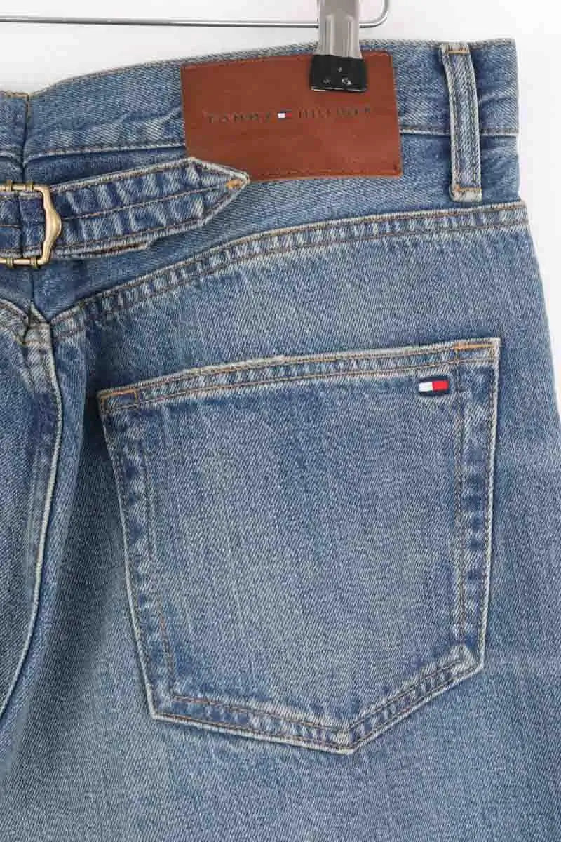 Jean slim Tommy Hilfiger Bleu en Coton