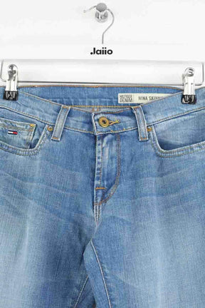 Jean slim Tommy Hilfiger Bleu en Coton