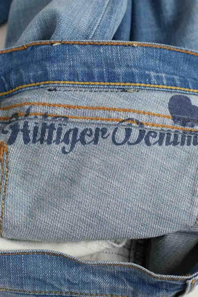 Jean slim Tommy Hilfiger Bleu en Coton