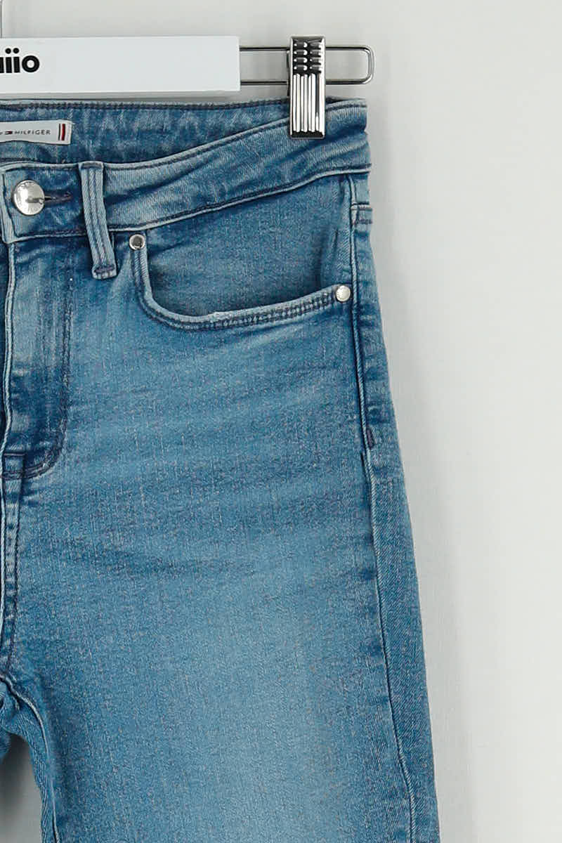 Jean slim Tommy Hilfiger Bleu en Coton