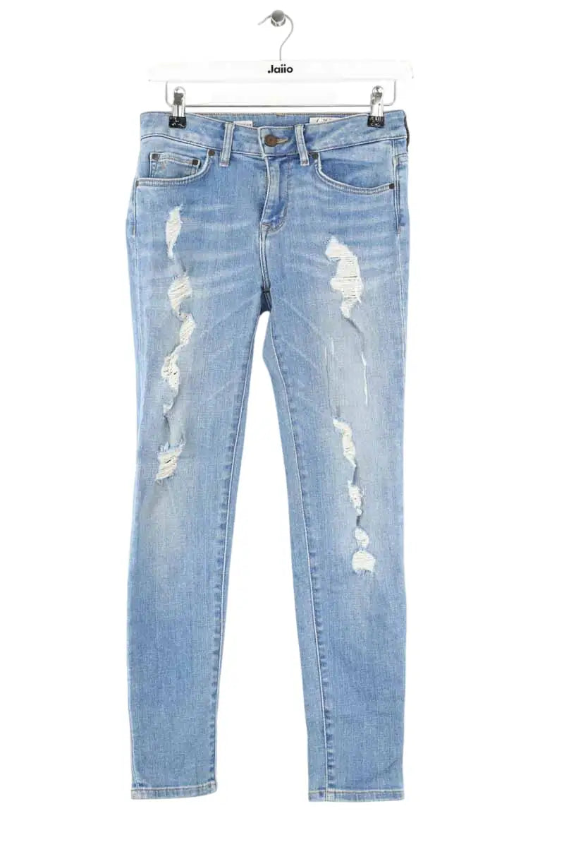 Jean slim Tommy Hilfiger Bleu en Coton, taille XS - Seconde Main