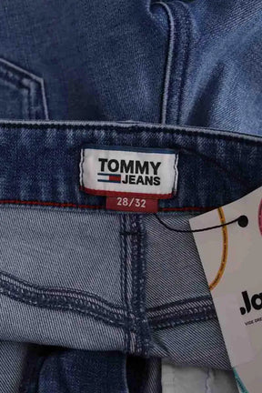 Jean slim Tommy Hilfiger Bleu en Coton