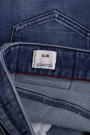 Jean slim Tommy Hilfiger Bleu en Coton