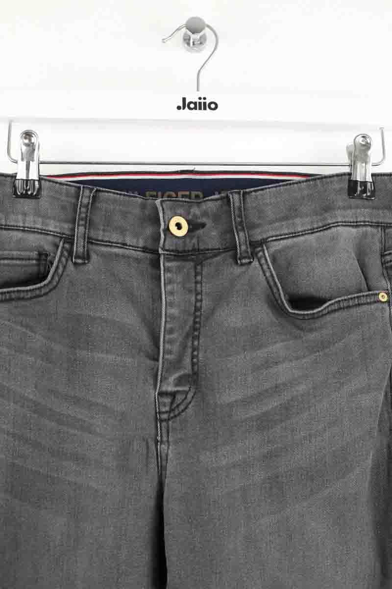 Jean slim Tommy Hilfiger Gris en Coton