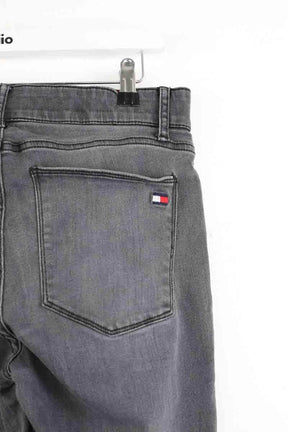 Jean slim Tommy Hilfiger Gris en Coton
