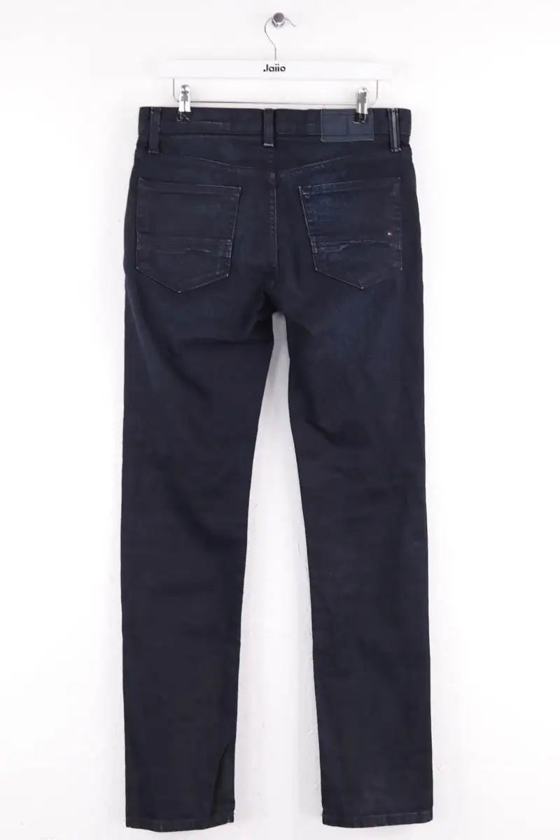 Jean slim Tommy Hilfiger Marine en Coton