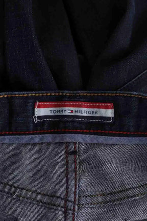 Jean slim Tommy Hilfiger Marine en Coton