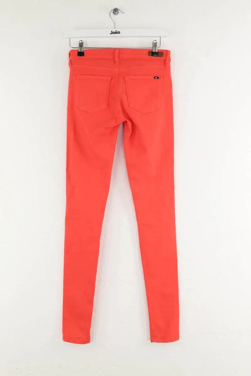 Jean slim Tommy Hilfiger Orange en Coton