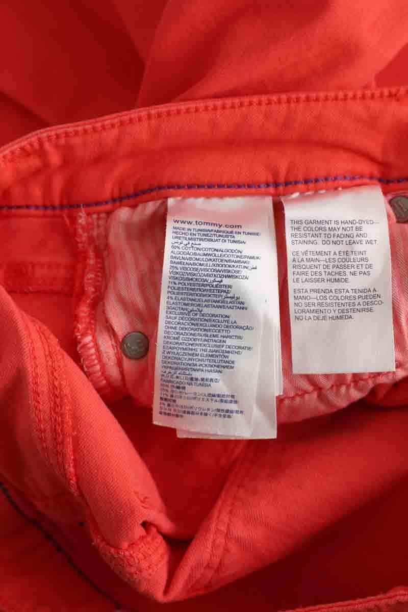 Jean slim Tommy Hilfiger Orange en Coton
