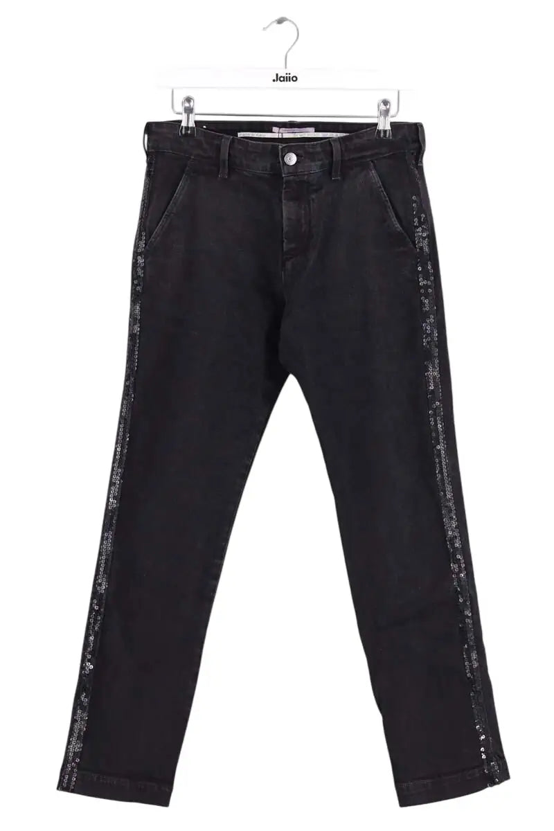 Jean slim Vanessa Bruno Noir en Coton, taille XS - Seconde Main