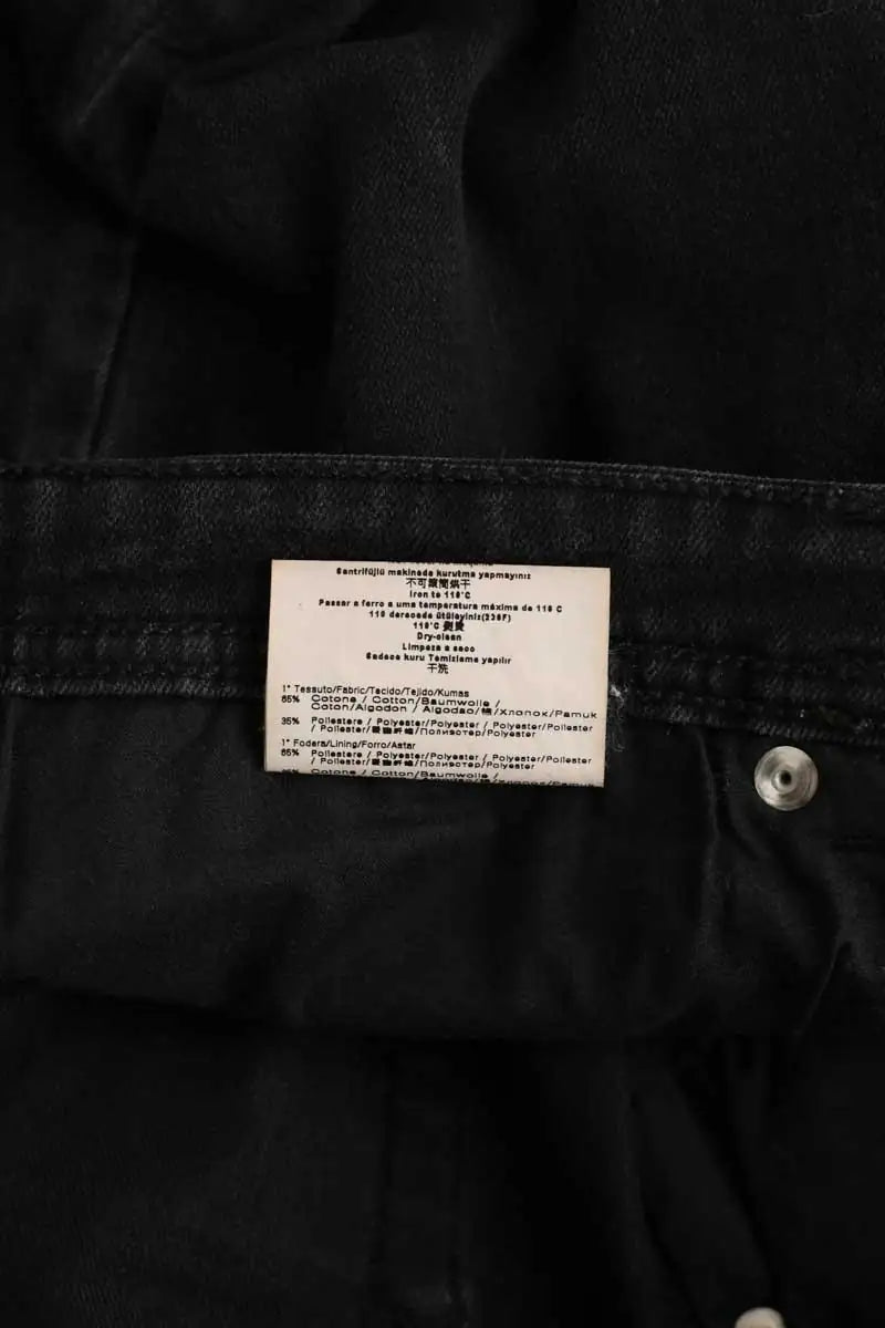 Jean slim Versace Anthracite en Coton