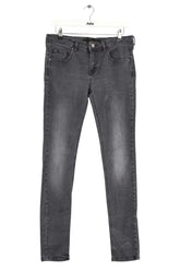 Jean slim Victoria Beckham Gris en Coton, taille M - Seconde Main
