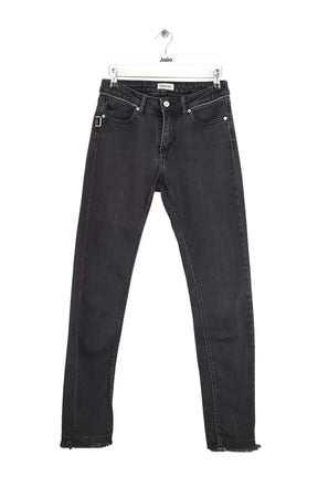 Jean slim Zadig & Voltaire Anthracite en Coton, taille XS - Seconde Main