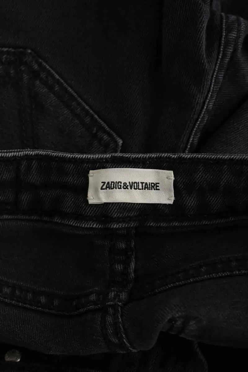 Jean slim Zadig & Voltaire Anthracite en Coton