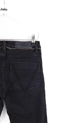 Jean slim Zadig & Voltaire Eva zip Noir en Coton