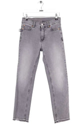 Jean slim Zadig & Voltaire Gris en Coton, taille S - Seconde Main
