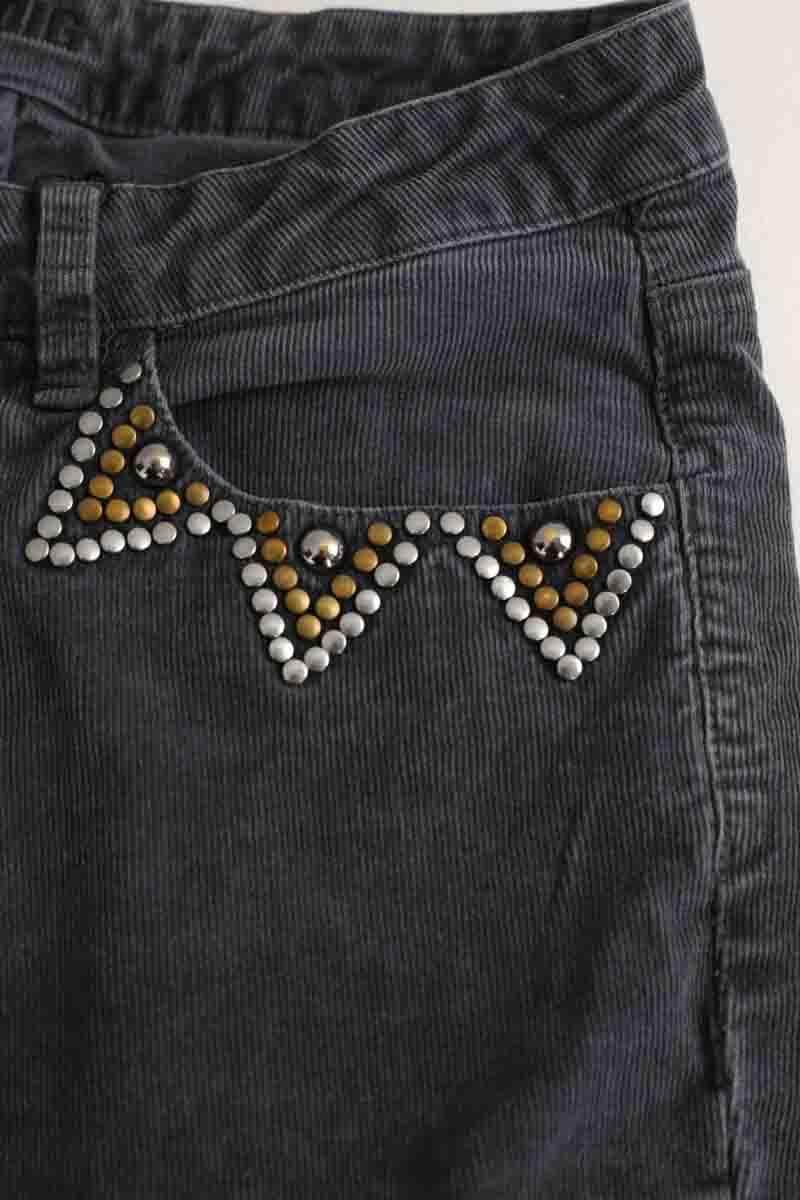 Jean slim Zadig & Voltaire Gris en Coton
