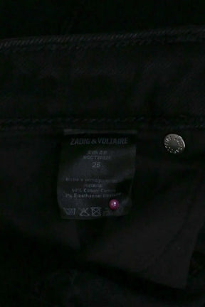 Jean slim Zadig & Voltaire Noir en Coton - élasthanne