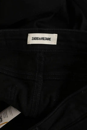 Jean slim Zadig & Voltaire Noir en Coton