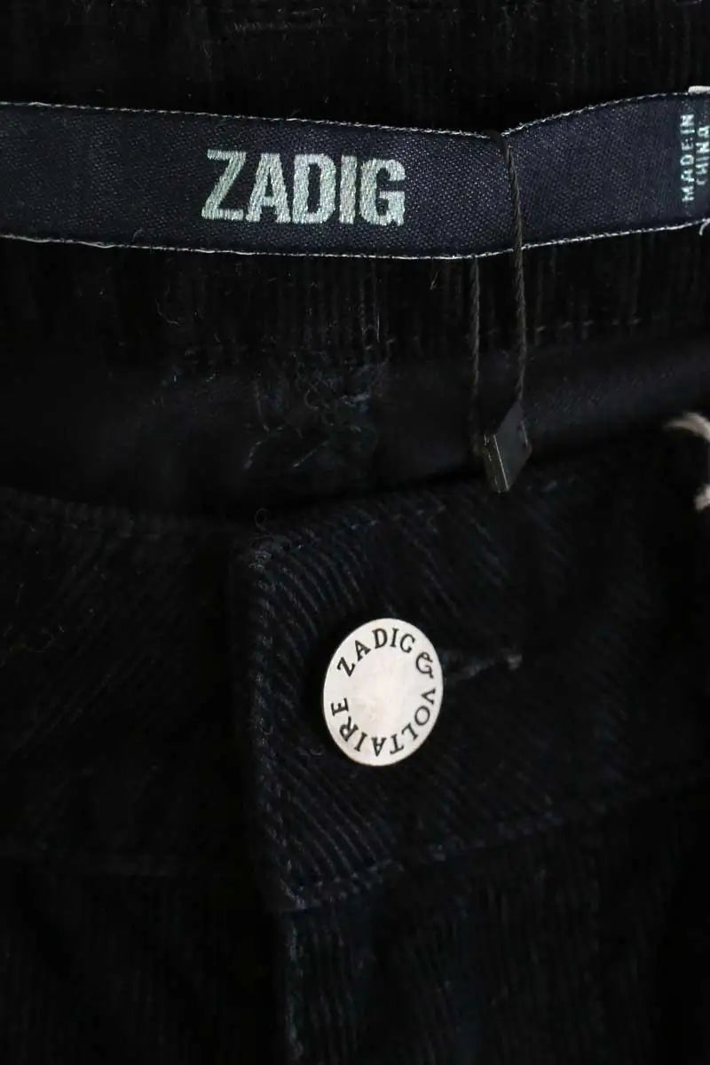 Jean slim Zadig & Voltaire Noir en Coton