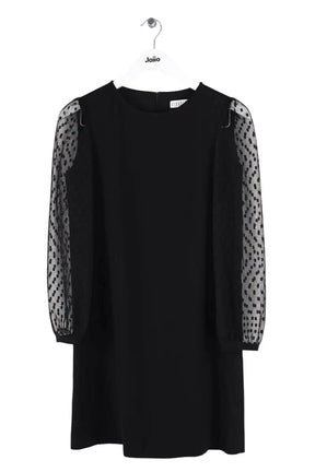 Robe Claudie Pierlot Noir en Synthétique, taille S - Seconde Main
