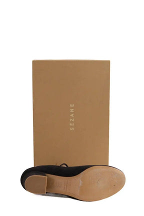 Talons Sézane Anthracite en Daim