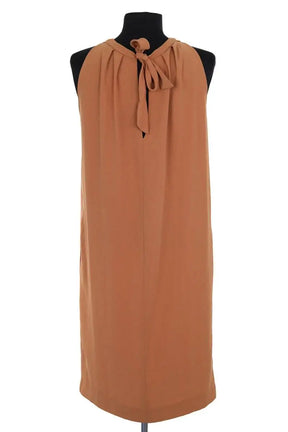 Robe Tara Jarmon Camel en Synthétique