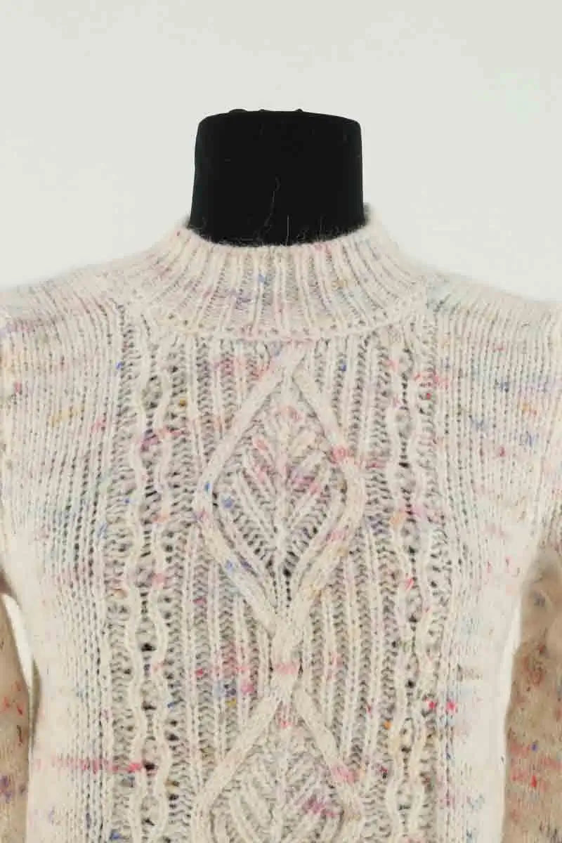 Pull Sézane Beige en Laine