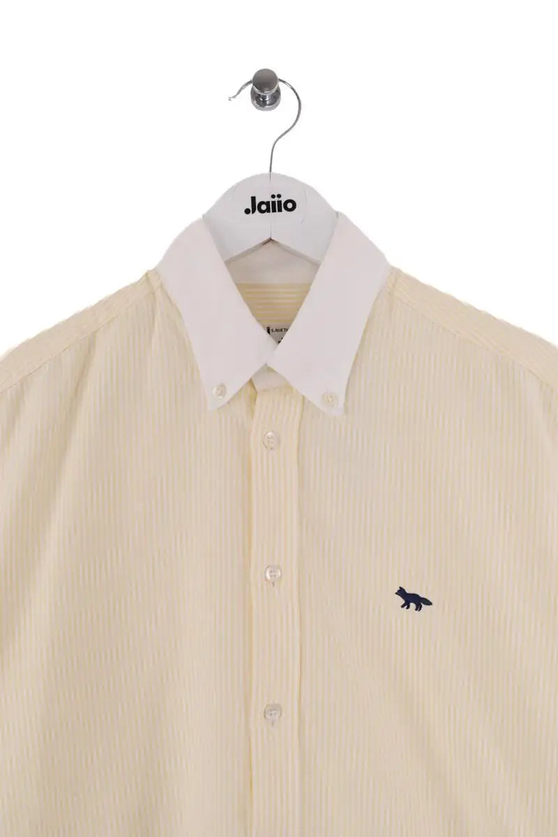 Chemise Kitsuné Jaune en Coton