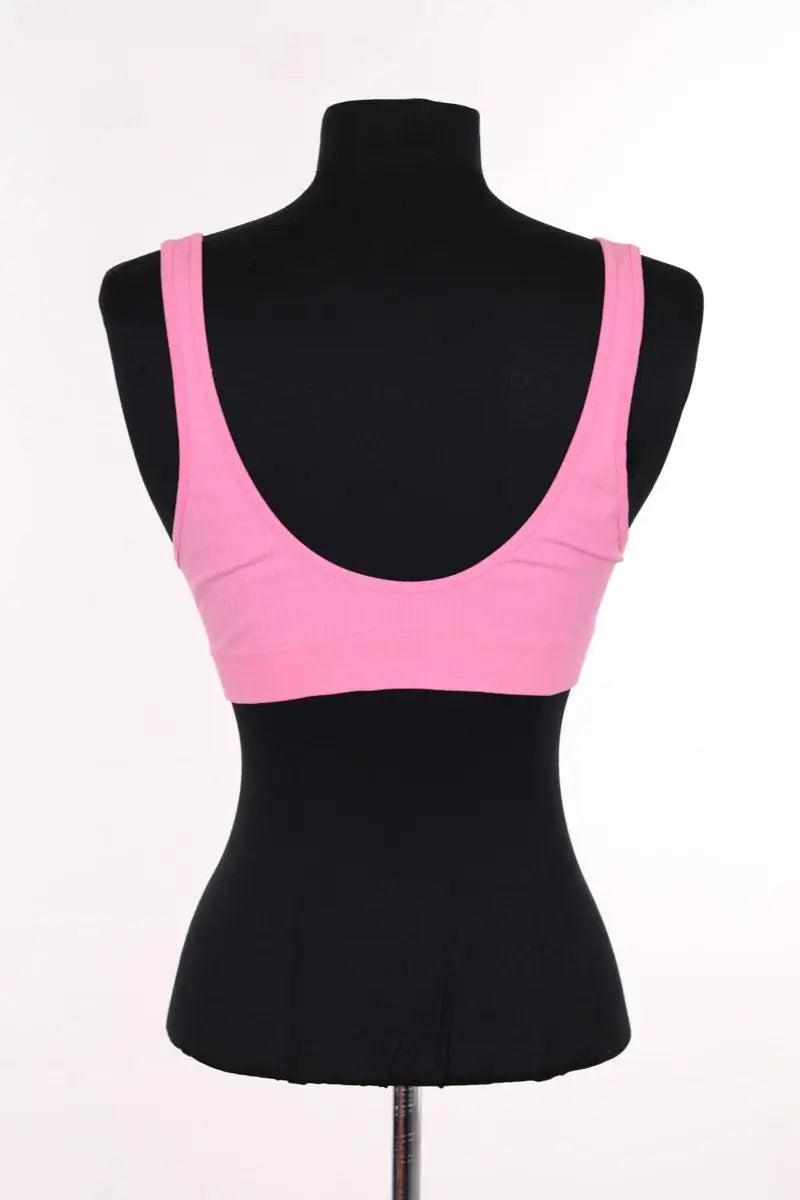 Brassière Ysé Rose en Synthétique