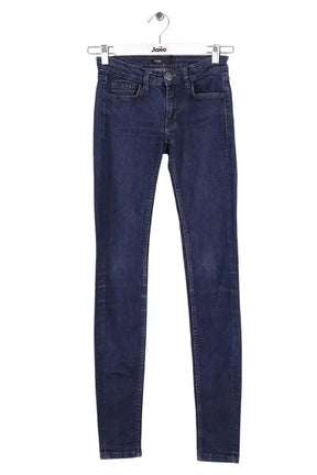 Jean slim Maje Bleu en Denim - Jeans, taille XS - Seconde Main